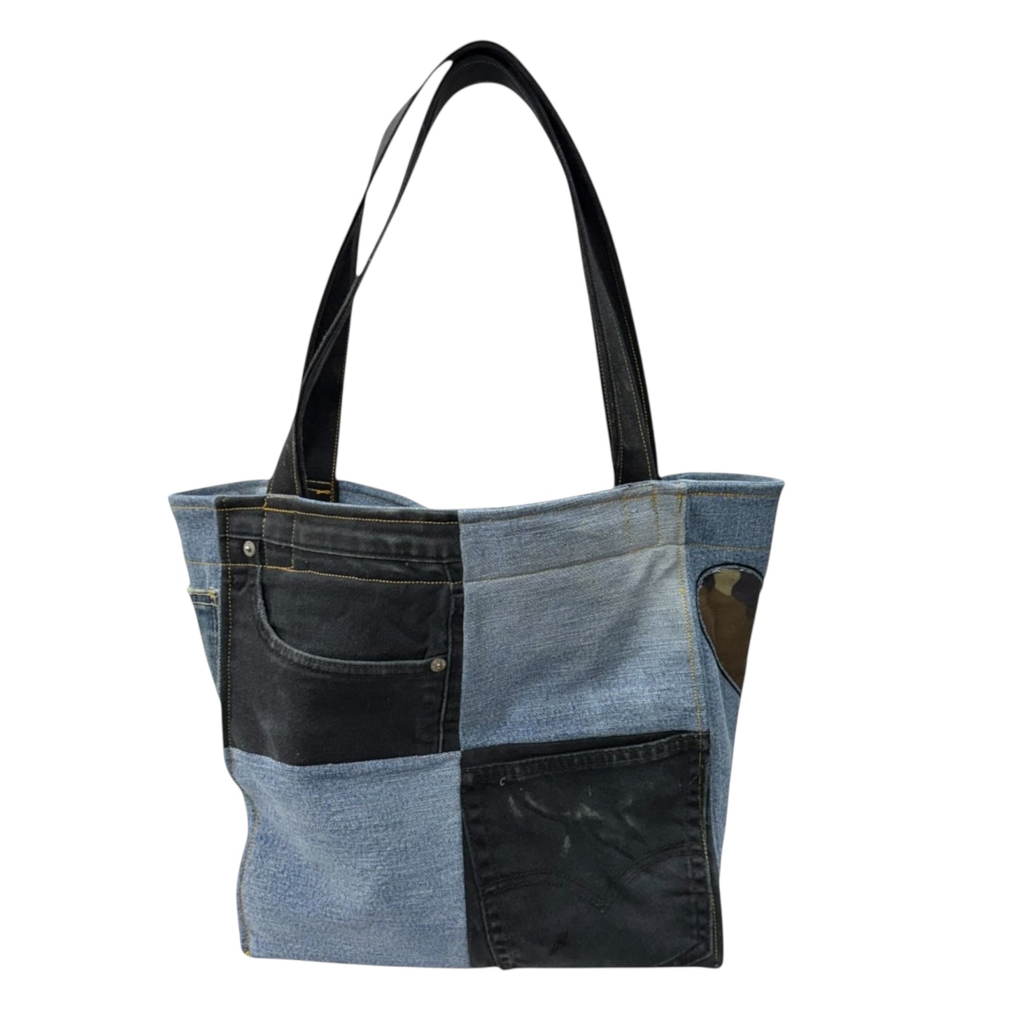 The Louie Collection- Noir Block Tote