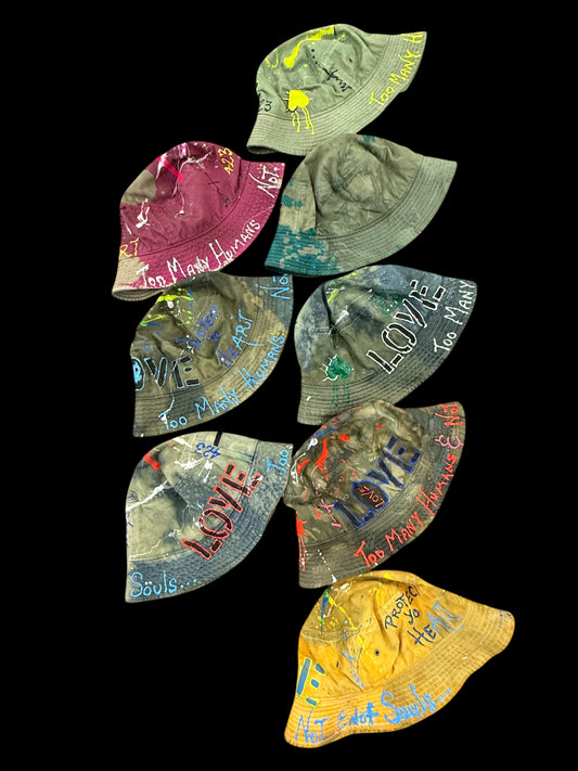 Painted Bucket Hat-Limited Edition