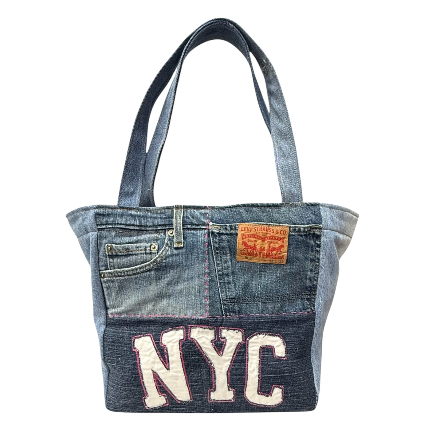 The Louis Collection -NYC Heart Denim Tote